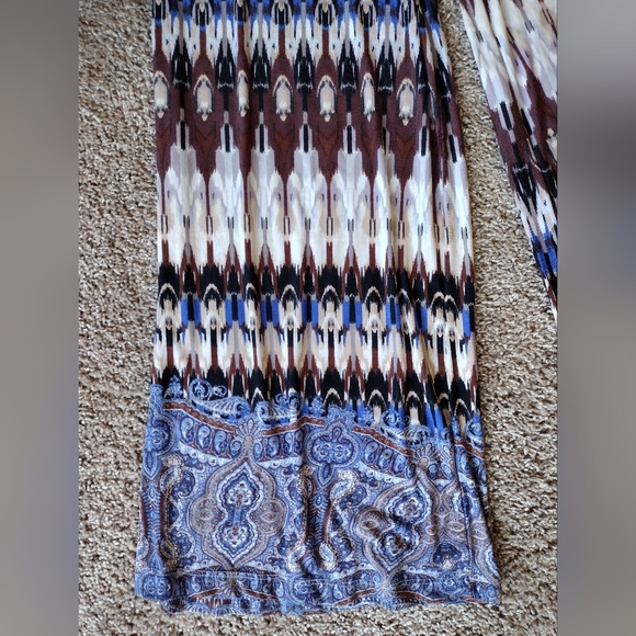 One World Live & Let Live Stylish Multicolor Women's Palazzo Wide-Leg Pants - Picture 4 of 8